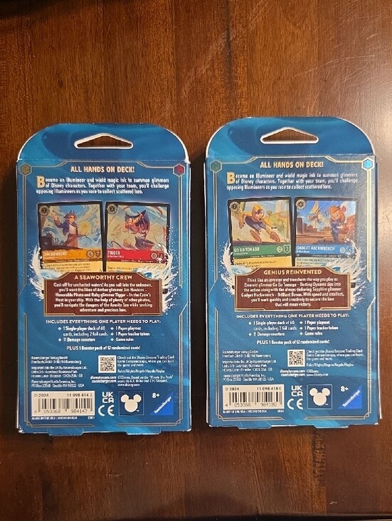 lorcana azurite starter deck Disney TCG: Sea Enter the Magical World of Disney Lorcana How To Play The Emerald/Sapphire